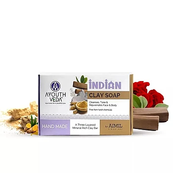 Ayouthveda Indian Clay Soap (100g)