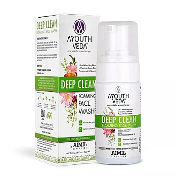 Ayouthveda Deap Clean Foaming Face Wash (100ml)