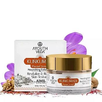 Ayouthveda Kunkumadi Face Scrub (50g)