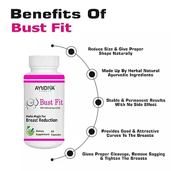 Ayudiva Herbals Bust Fit Capsules (60caps)
