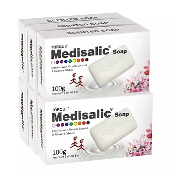 Medisalic Bathing Soap (100g, Pack of 6)