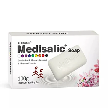 Medisalic Bathing Soap (100g, Pack of 6)