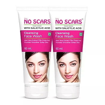 No Scar Aloevera Face Wash (60ml, Pack of 2)