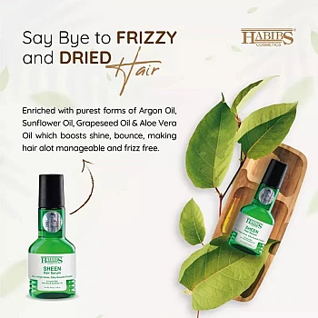 Habibs Sheen Hair Serum (50ml, Pack of 3)