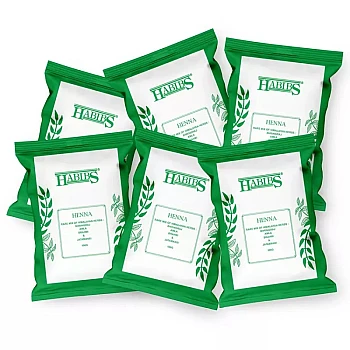 Habibs Henna Mehndi Powder (100g, Pack of 6)