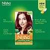 Nisha Creme Hair Color 3.16 Burgundy (Developer 60ml + Colorant Tube 60gm + Conditioner 6ml + Glove) (1Pack, Pack of 2)