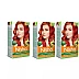 Nisha Creme Hair Color 5.64 Copper Red (Developer 60ml + Colorant Tube 60gm + Conditioner 6ml + Glove) (1Pack, Pack of 3)