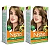 Nisha Creme Hair Color 7.0 Dark Blonde (Developer 60ml + Colorant Tube 60gm + Conditioner 6ml + Glove) (1Pack, Pack of 2)
