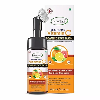 Securteen Vitamin C Foaming Face Wash (150ml)