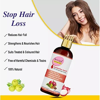 Securteen Red Onion Black Seed Hair Oil (200ml)