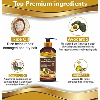 TreasureHerbs Argan Hair Oil (200ml)