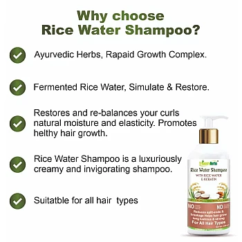 TreasureHerbs Rice Water Shampoo (200ml)