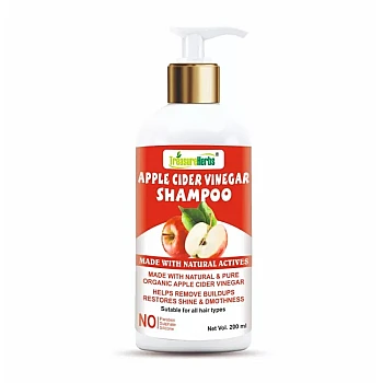 TreasureHerbs Apple Cider Vinegar Shampoo (200ml)