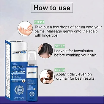 TreasureHerbs Extra Strength Revitalizing Hair Serum (100ml)