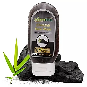 TreasureHerbs Charcoal Face Wash (115ml)