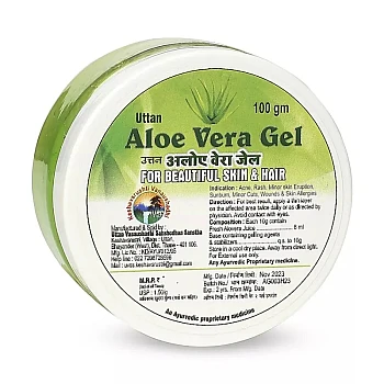 Keshavsrushti Vanaushadhi Uttan Aloevera Gel (100g)