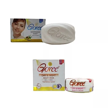 Goree Day And Night Cream + Beauty Soap (Each 100g) (1Pack)