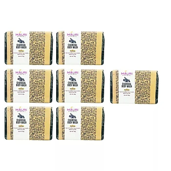 Khadi Mauri Charcoal Body Wash Soap (125g, Pack of 7)
