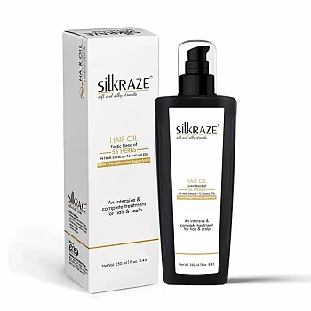 Silkraze Hair oil Exotic Blend of 56 Herbs (250ml)