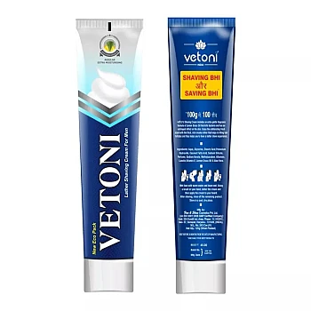 Vetoni Eco Pack Shaving Cream (Each 100gm) (6Pack)