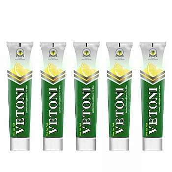 Vetoni Eco Pack Shaving Cream Lemon (Each 100gm) (5Pack)