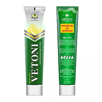 Vetoni Eco Pack Shaving Cream Lemon (Each 100gm) (8Pack)
