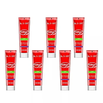 Vetoni College Boy Shaving Cream Red (120g, Pack of 7)