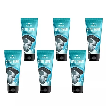Vetoni Style Smart Hair Gel Blue (60ml, Pack of 6)