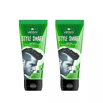 Vetoni Style Smart Hair Gel Green (60ml, Pack of 2)