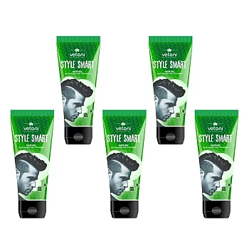 Vetoni Style Smart Hair Gel Green (60ml, Pack of 5)