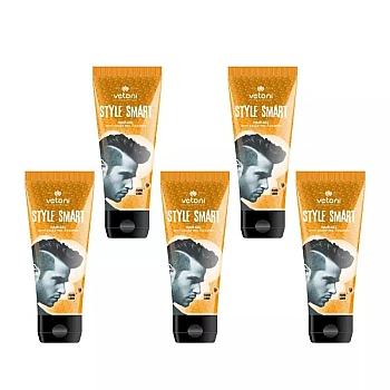 Vetoni Style Smart Hair Gel Orange (60ml, Pack of 5)