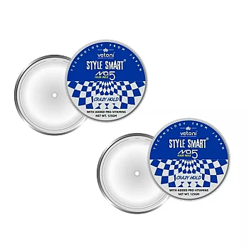 Vetoni Style Smart Hair Wax Crazy Hold (125g, Pack of 2)