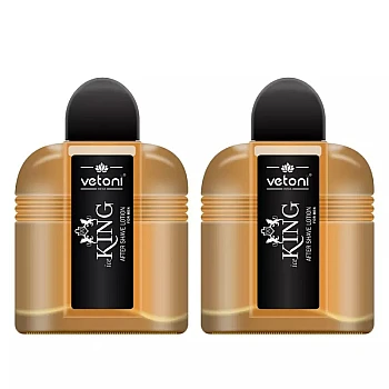 Vetoni Ice King No. 1 After Shaving Lotion Orange (100ml, Pack of 2)