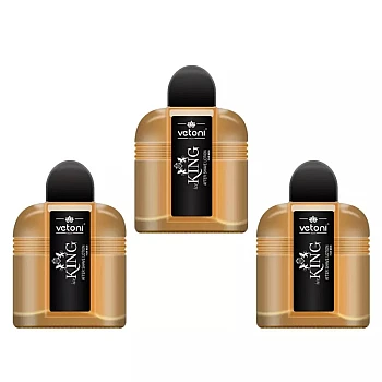Vetoni Ice King No. 1 After Shaving Lotion Orange (100ml, Pack of 3)