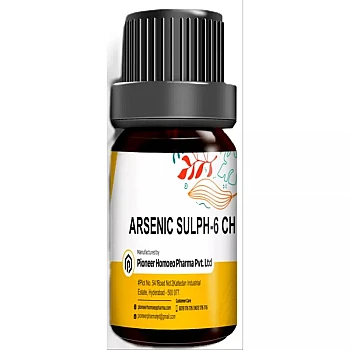 Pioneer Arsenic Sulph (Multidose) 6 CH (150Pills)