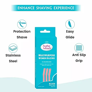 VI-John Feather Touch Multi Purpose Women Razor (3Set)