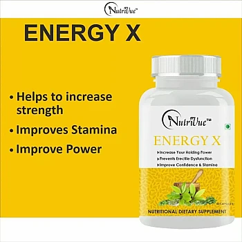 Nutrivue Energy X (60caps, Pack of 3)