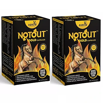 Agrow Notout Gold Capsules (10caps, Pack of 2)