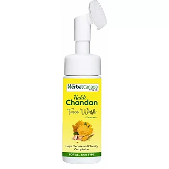 Herbal Canada Haldi Chandan Foaming Face Wash (150ml)