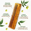 Nat Habit Dual Tooth Kacchi Neem Comb + Ready-To-Apply Hena Paste (Comb 1Pcs + 2 Pack Hena Paste Each 220g) (1Pack)