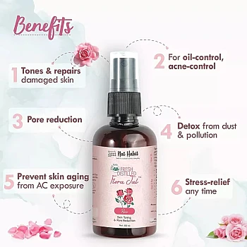 Nat Habit Fresh Distilled Floral Jal Rose (100ml)