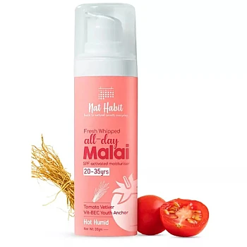 Nat Habit Fresh Whipped All-Day Malai Face Cream Tomato Vetiver (30g)