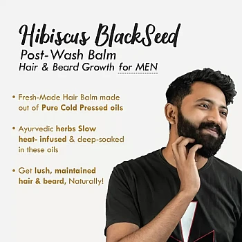Nat Habit Green Infused Post-Wash Hair Balm Hibiscus Blackseed (25ml)