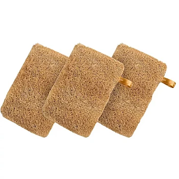 Nat Habit Natural Sun Dried Bath Loofah (1units, Pack of 3)