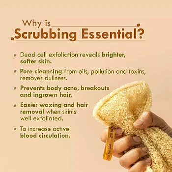 Nat Habit Natural Sun Dried Bath Loofah (1units, Pack of 2)