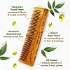 Nat Habit Oil Treated Kacchi Neem Comb - Wide + Dual + Fine Combo (3units)