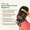 Nat Habit Oil Treated Kacchi Neem Comb - Wide + Dual + Fine Combo (3units)