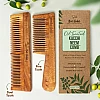 Nat Habit Oil Treated Kacchi Neem Comb - Wide + Dual + Fine Combo (3units)