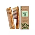 Nat Habit Oil Treated Kacchi Neem Wide + Dual Comb Combo (2units)