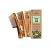 Nat Habit Oil Treated Kacchi Neem Wide + Dual Comb Combo (2units)
